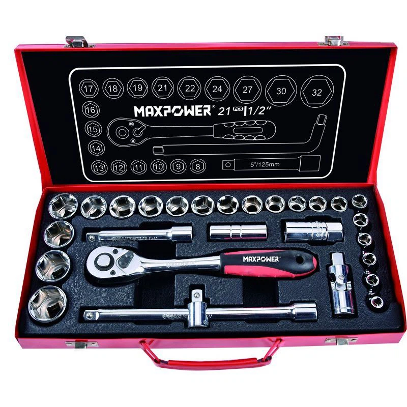 28pcs 1/2'' Dr. Socket Wrench Set